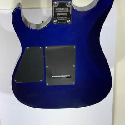 Washburn Electric Guitar MG-24 - Pearl Blue Finish (In-House Adjusted) - Includes Case image 9