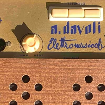 Vintage 1959 Davoli Krundaal DTE 1051 T – Rare Italian 12W Tube Combo with Tremolo image 4