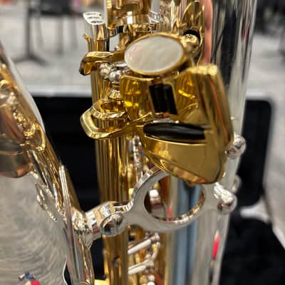 Jupiter Bari sax JBS 1100 2020-2025 - Silver body with gold keys image 5
