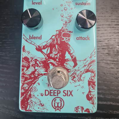 Walrus Audio Deep Six Compressor V1 2012 - 2018 - Blue / Red Diver image 1