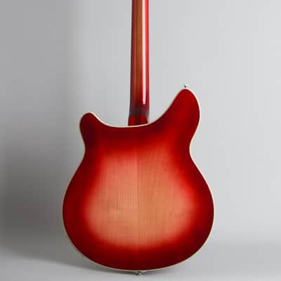 Rickenbacker  Model 360/12 Thinline Hollow Body Electric Guitar (1966), ser. #FH-2731, original silver tolex hard shell case. image 2