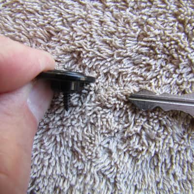 Fender Precision Bass String Tree Fits Jazz Bass Black Fender Bass String Tree Very Good Condition image 2
