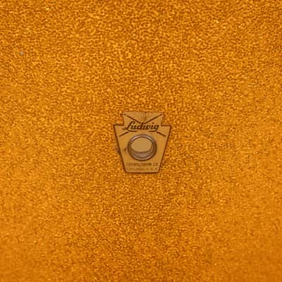 1960s Ludwig Gold Sparkle Super Classic Drum Set image 5