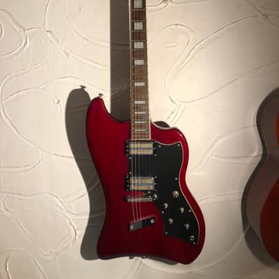 Guild DeArmond Jetstar 1990s Cherry Red image 2