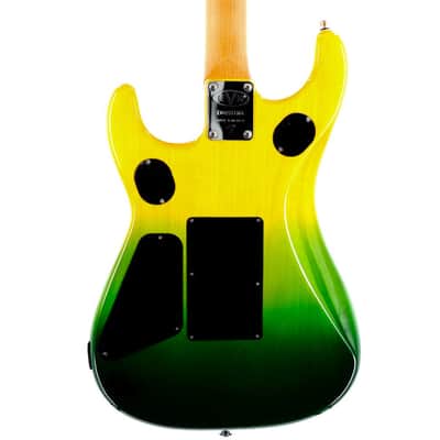 EVH 5150 Series DX Deluxe QM Baked Maple Neck Guitar w/ Gig Bag - Limeade Zest image 5