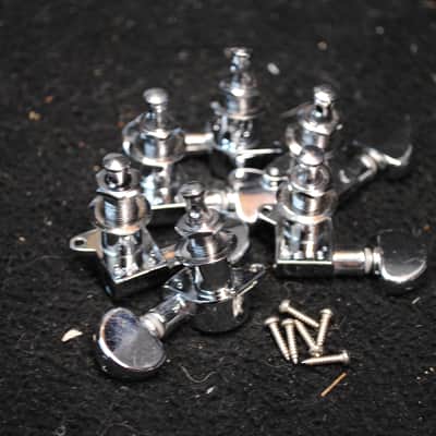 Grover 205C6 Mini Rotomatic 6-in-Line Tuning Machines 2010s - Chrome image 2