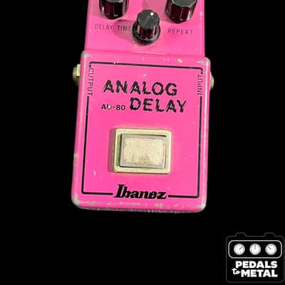 Ibanez AD-80 Analog Delay 1980 x16473 from p2m - Pink - X19338 image 2