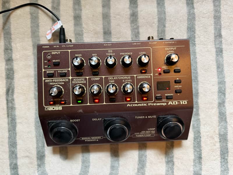 Boss AD-10 Acoustic Preamp 2017 - Present - Brown