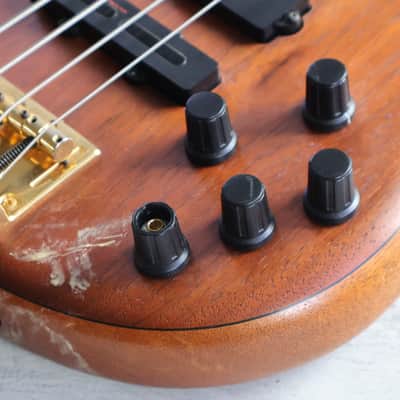 1980's TUNE "Bass Maniac" Japan TBC-4  25-Fret Bass Guitar (Natural Stain) image 3