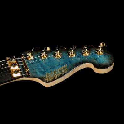 John McGuire Guitars Valley Pro Blue Burst image 4
