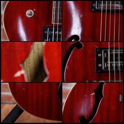 Guild Starfire II in Cherry Finish 1961 w/OHSC (Mods) image 16
