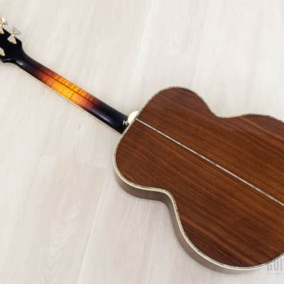 1995 Gibson J-200 Deluxe Limited Run Jumbo Sunburst, Rosewood Back + Sides, Near-Mint w/ Case image 14