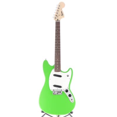 Immagine Squier Sonic Mustang, Lime Green, White Pickguard, Professional Setup (RP) - 5