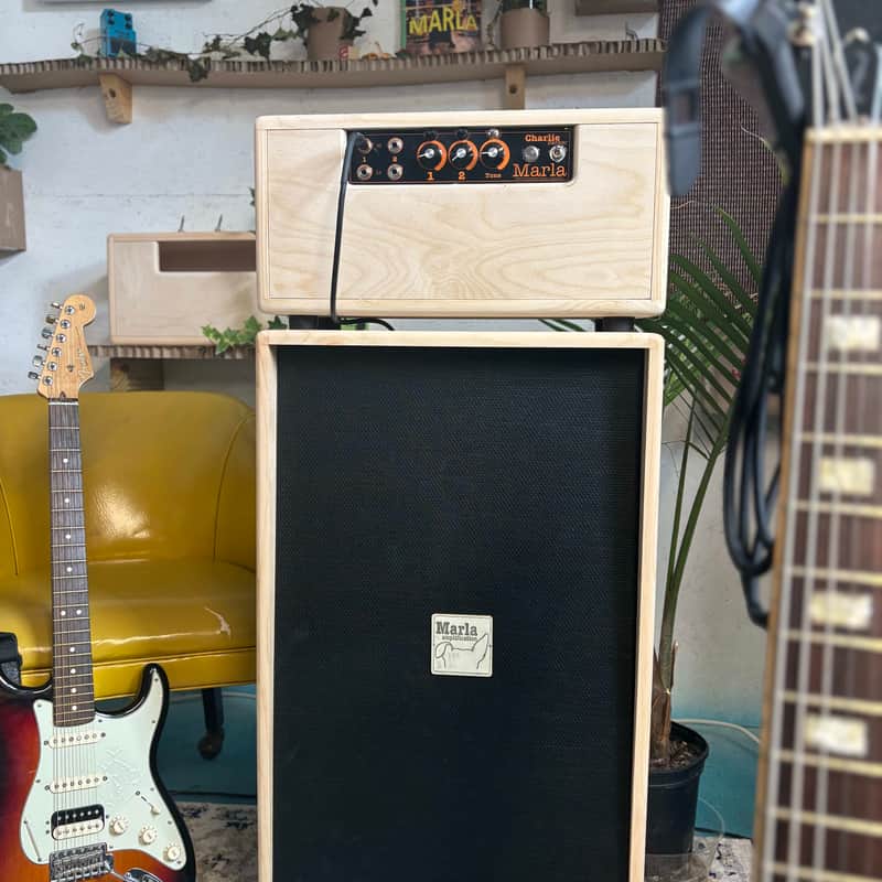 Marla Amplification Charlie Barker Head + T212CB Cab - Polyurethane Natural image 1