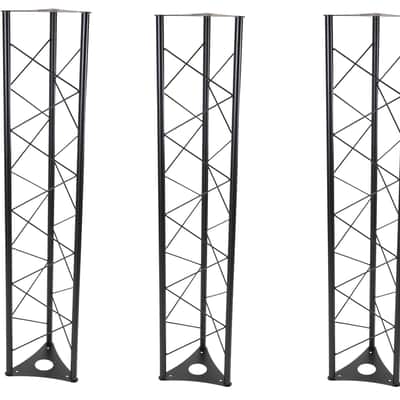 3 MR DJ LSBT5-10 5FT X 10" Triangle Bolted Truss Extension Heavy Duty DJ Lighting Truss Segment image 1