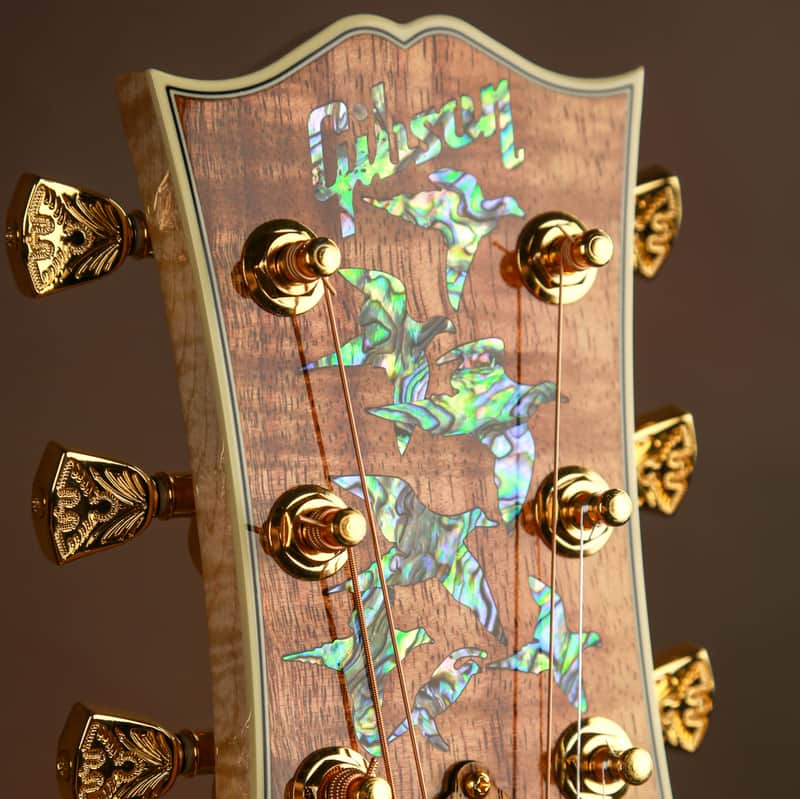 Gibson Dove Custom Shop Koa Masterpiece Acoustic Guitar Hummingbird
