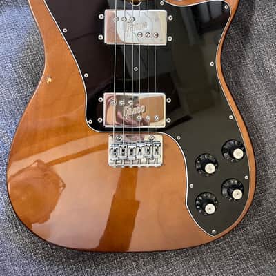 1974 Greco TD500 Telecaster Deluxe Mocha Made in Japan Vintage w/ Fernandes Hard Case image 18