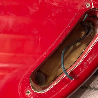 1965 Fender Duo Sonic Musicmaster Guitar Body image 8