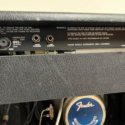 Fender Sidekick Switcher Vintage 1980s Combo Guitar Amp, 1x12", Rivera-Era, Spring Reverb & Chorus Pedal image 10