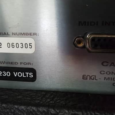 Rarest Engl Savage 120 mark I-Verified 1994-2nd year of production+flight case Worlds Best Metal Amp image 7