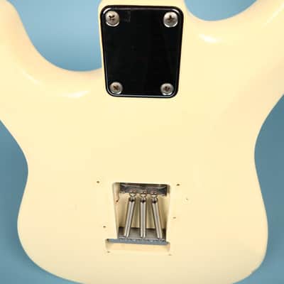 1986 Squier White Japan Stratocaster Electric Guitar image 13