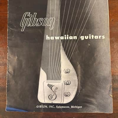 Gibson 1950's gibson hawaiian guitar catalogue 50's image 1