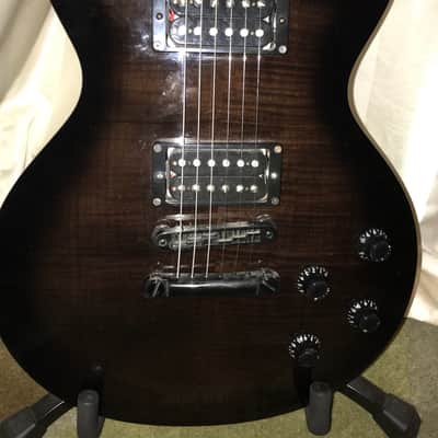 Burny Super Grade RLC-55JP 2009 Trans Black Burst image 7
