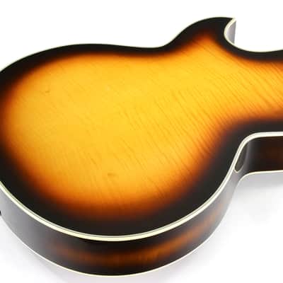 1967 Hofner President Florentine Model 66 Acoustic Archtop 5115-05 Brunette Sunburst image 17