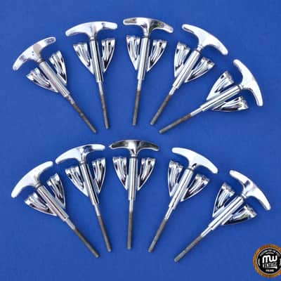 Ludwig Super Classic Vistalite Clawhooks Claws T-rods Pack Of 10 VG Vintage NO.2 image 2