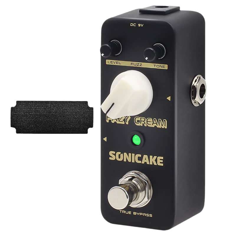 SONICAKE True Bypass Vintage Fuzz Classic Guitar Effects Pedal Hook and Loop Tape image 1