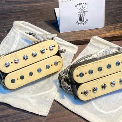 General Vintage Tone  PAF humbucker set Hand wound Peter green Tones ! Hand wound with true buffer p image 12