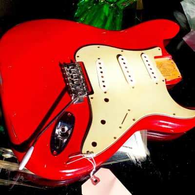 JVG-ST BODY Vivid TRUE Candy Apple RED  Aged RELIC  ORDER YOURS TODAY  Reborn Old  JVGuitars image 2