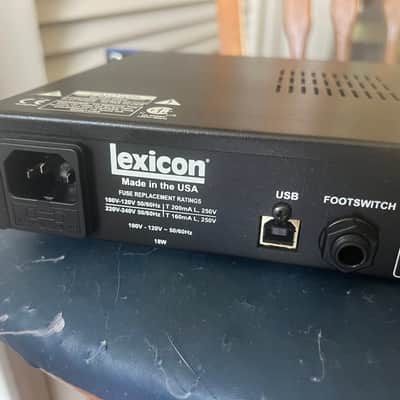 Lexicon MX400 Dual Stereo / Surround Reverb Effects Processor with IEC power cable and rack mount bolts/washers image 9