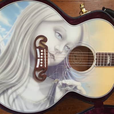 Gibson SJ-200 Unique Finish One of a Kind w/Michael Godard Artwork from Dishwalla's Opaline Cover image 1