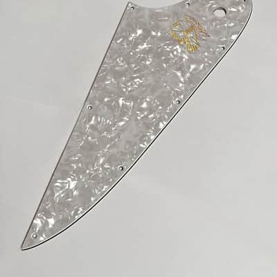 White Pearl 4 Ply Pickguard for Epiphone Firebird w/ Decal Made In USA by WD image 2