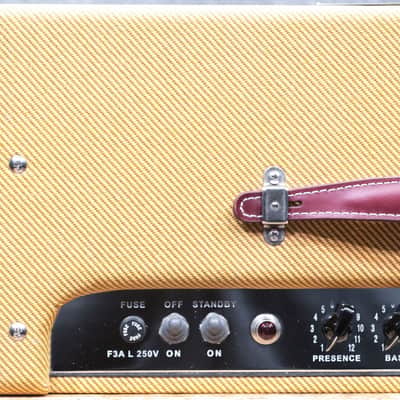 Fender '57 Custom Twin-Amp 40W Hand-Wired 2x12" Guitar Combo Amplifier w/Cover image 5