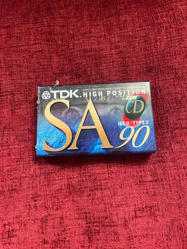 (New) TDK Cassette Tapes - SA 90 (Sealed) image 1