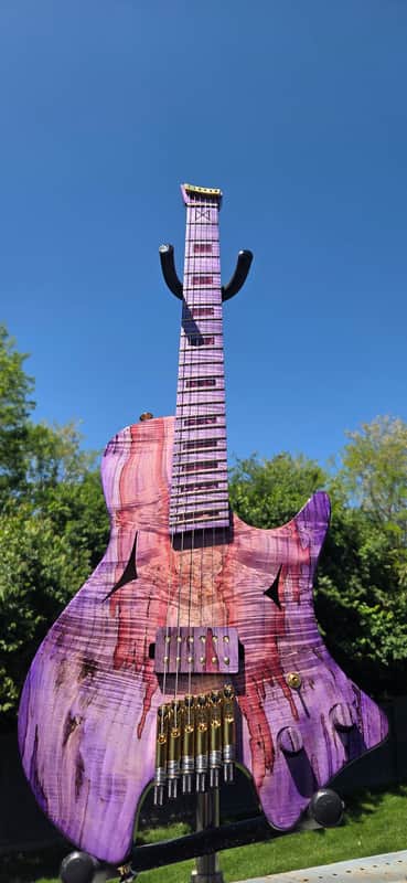 Dark Art Guitars -Dreamweaver - headless guitar- semi-hollow body image 1
