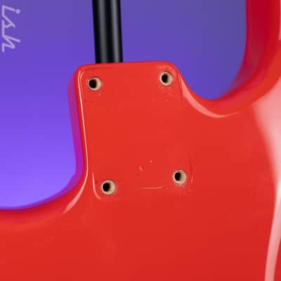 1996 Fender Stratocaster Vintage '62 American Strat Body Fiesta Red image 13