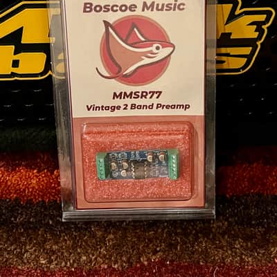 Boscoe MMSR77 - Classic Late 1970s Music Man StingRay 2-band Preamp Replica - designed to vintage specifications, but with modern manufacturing! image 3