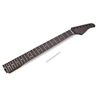 Electric Guitar Neck for Ib Style, 22 Fret 25.5 Inch Maple Rosewood Fingerboard Guitar Parts Replacement image 7