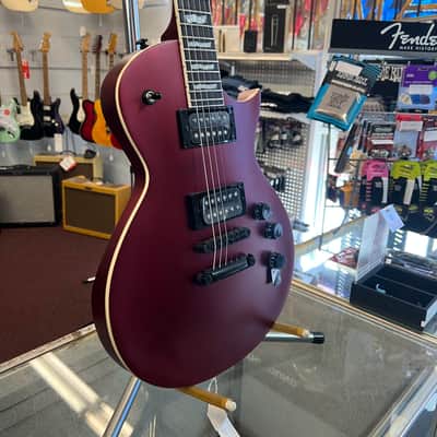 ESP LTD 6 String Electric Guitar in Candy Apple Red Satin EC256-CARS image 3