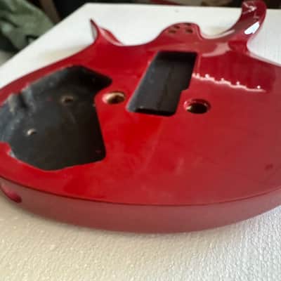 Red Custom Electric Guitar HH Body DIY Project image 4