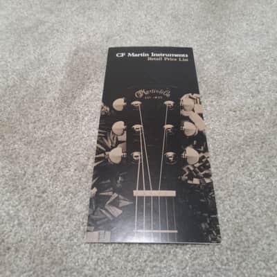 Vintage 1977 Martin Acoustic Guitars Price List! Rare, Original Case Candy, Paperwork! image 1