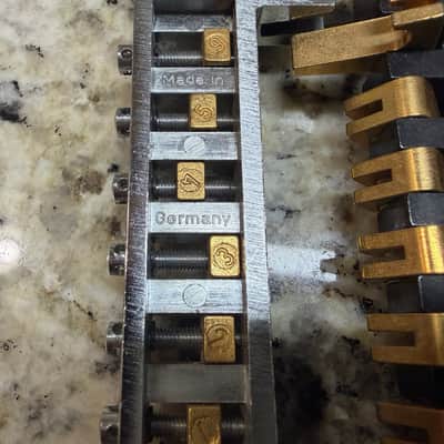 Schaller 456 Wrap Around Bridge for Gibson Type Guitars image 7