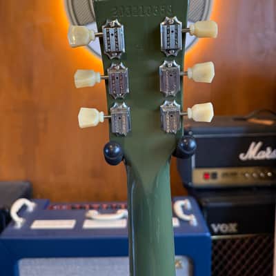 Gibson CME Exclusive SG Standard with T-Type Pickups, Tortoise Pickguard 2018 - Olive Drab image 8