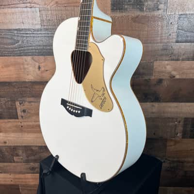 Gretsch G5022CWFE Rancher Falcon Jumbo Cutaway Acoustic-Electric Guitar - White, Free Ship, 656 image 6