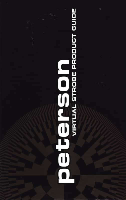 Peterson Virtual Strobe Product Guide Circa 2009 image 1