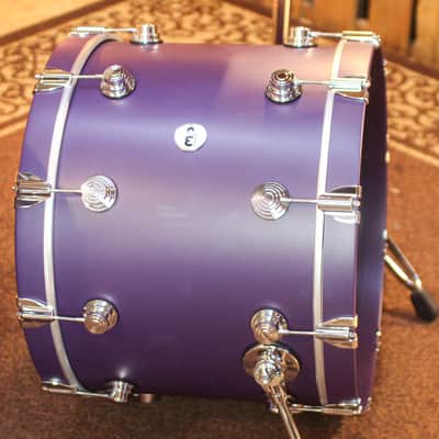 DW Collector's Maple 333 Solid Purple Hard Satin Drum Set - 22,10,12,16 - SO#1448300 image 2