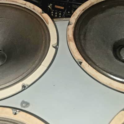 ROLA 4 × 12" alnico instrument speakers,  guitar, etc 50's vgc.  '52-'59 - Black image 3